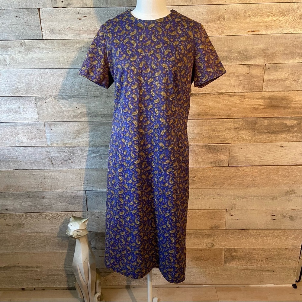 Vintage women's 1960's‎ homemade mod dress in  about a size medium